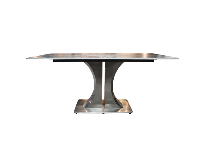 MESA DE COMEDOR GRIS (160×80cm)