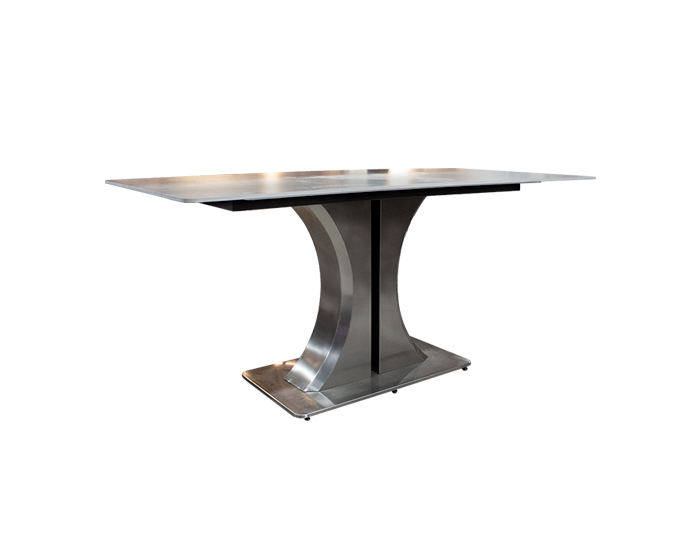 MESA DE COMEDOR GRIS (160×80cm)