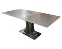 MESA DE COMEDOR TRIÁNGULO GRIS (160×80cm)