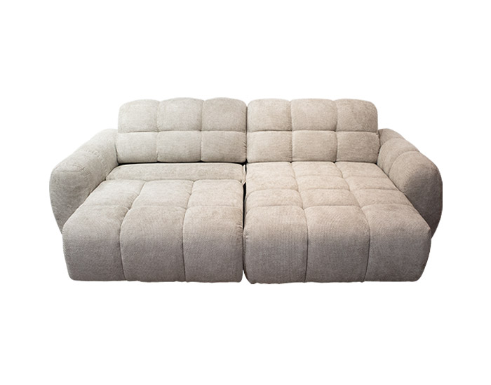 SOFA CAMA ELÉCTRICO IZQUIERDO (137x110x87) RC (137x161x870) TEXTURIZADO