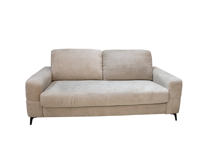 SOFA CAMA - (200x96x89 cm) TELA BEIGE TEXTURIZADA